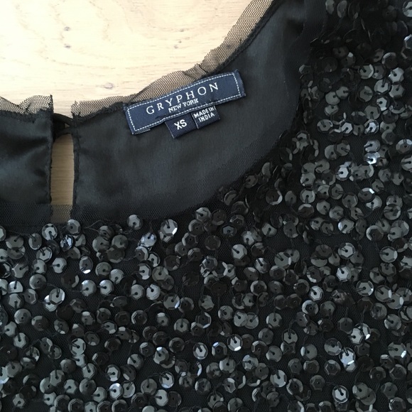 NWOT Gryphon Sequin Top - Picture 4 of 6